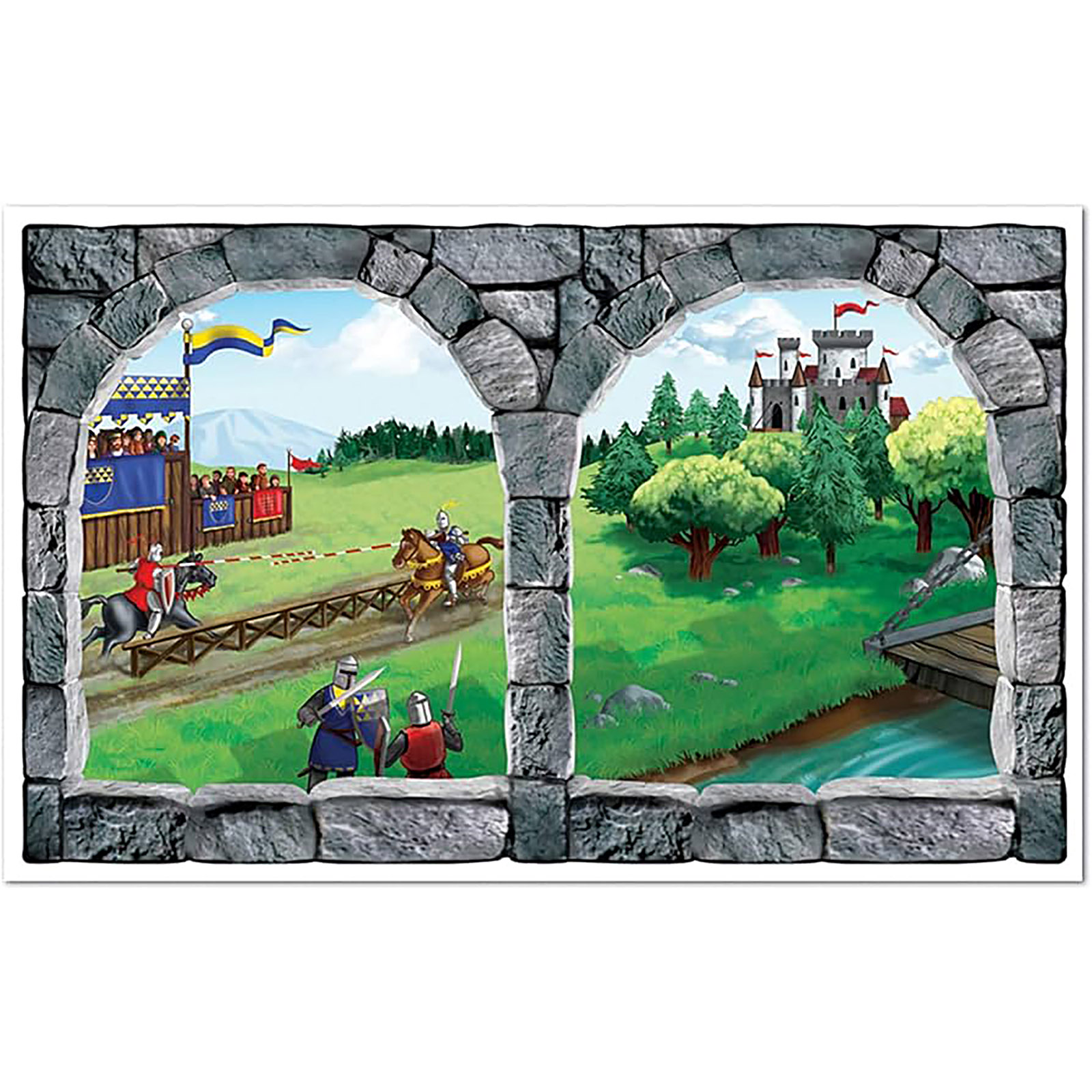 Castle Window Insta View Decoration