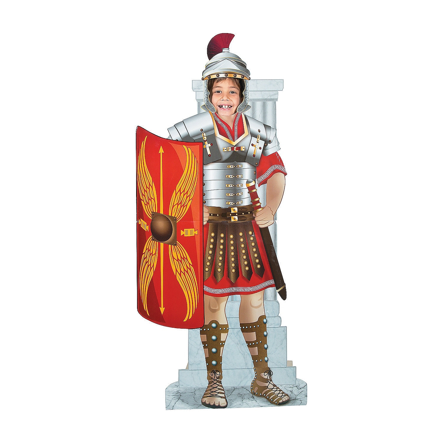 Rome Soldier Stand Up Photo Prop
