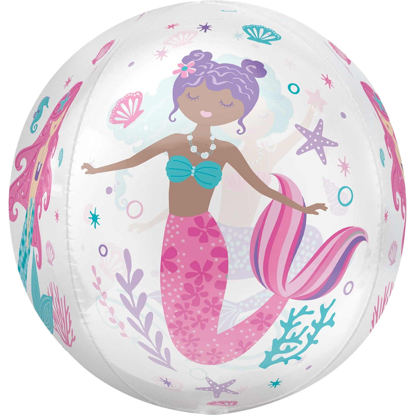 Orbz Shimmering Mermaid Helium Balloon