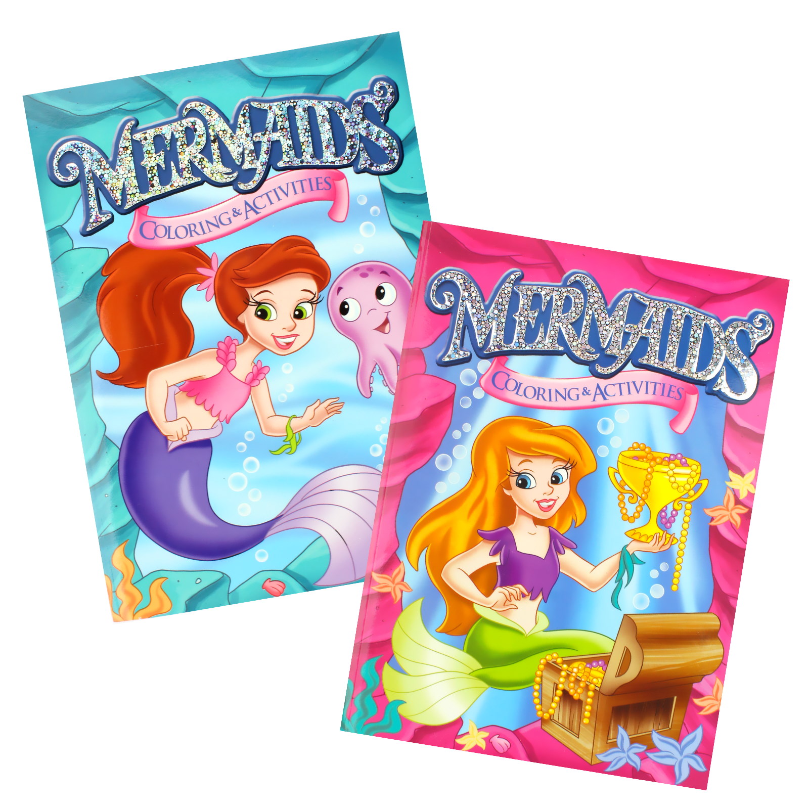 Large Mermaids Colouring and Activity Book