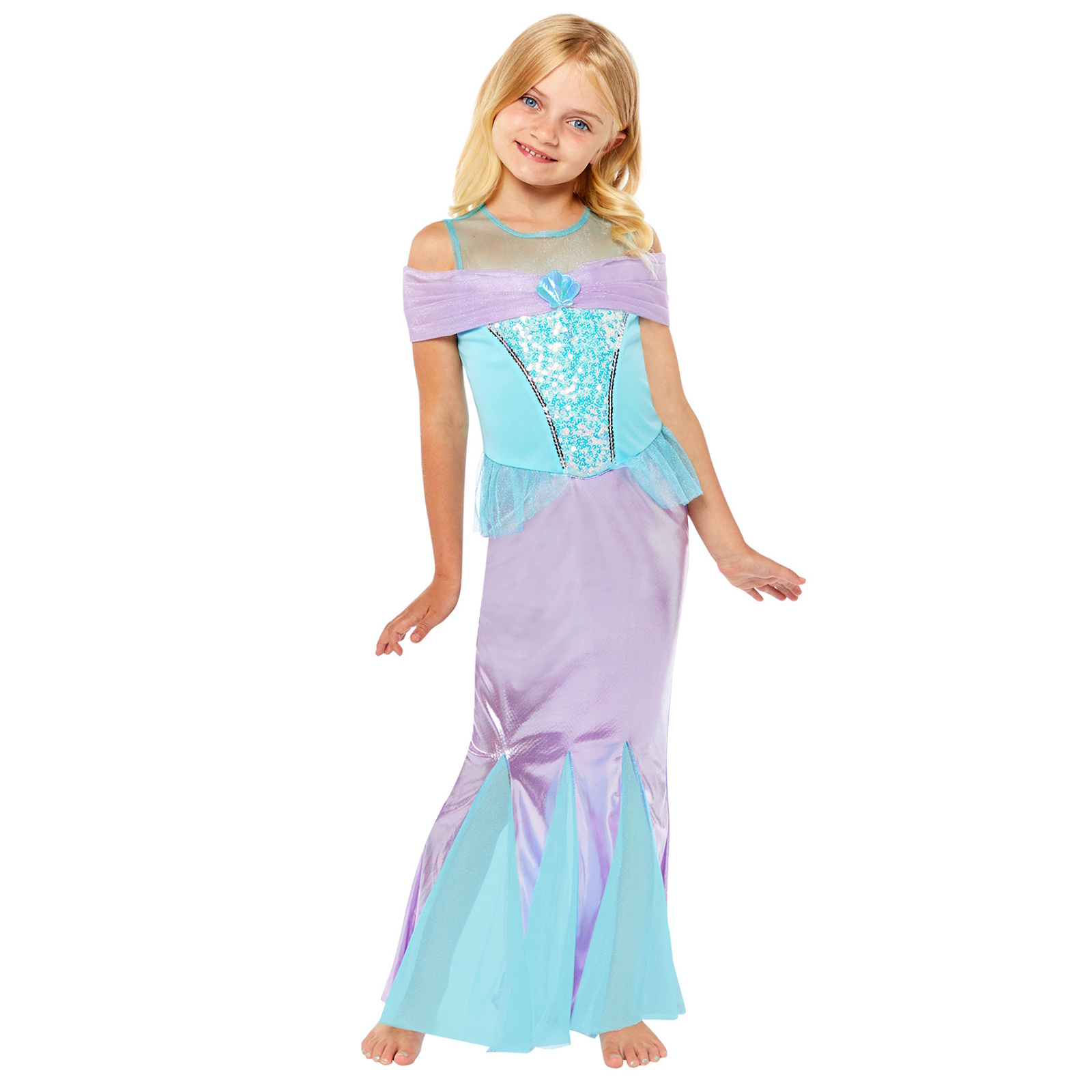 Magical Mermaid Dress Girls Costume 3-4 Years
