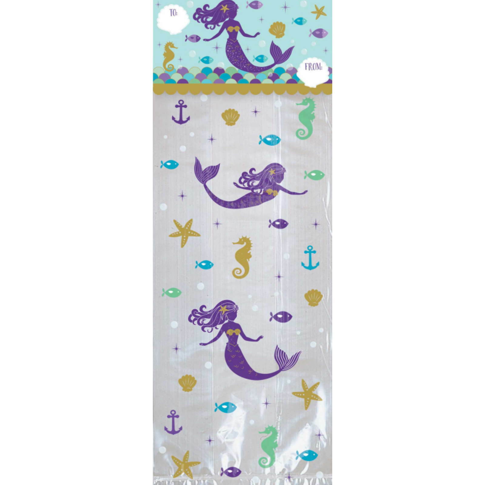 Mermaid Wishes Treat Bag Kit (Pack of 20)