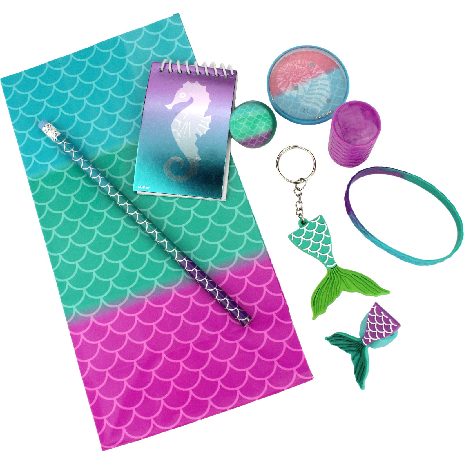 Mermaid Assorted Favour Pack (72 Pieces)