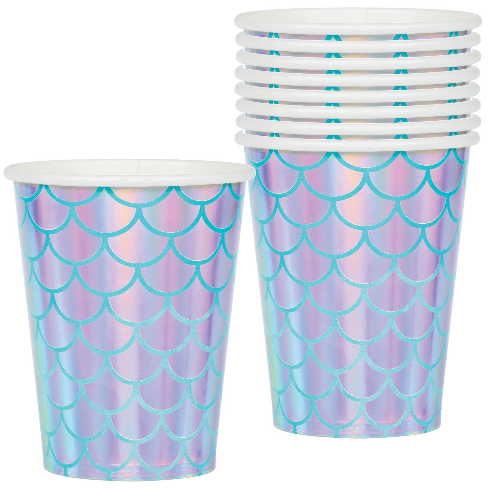 Mermaid Shine Paper Cups (Pack of 8)