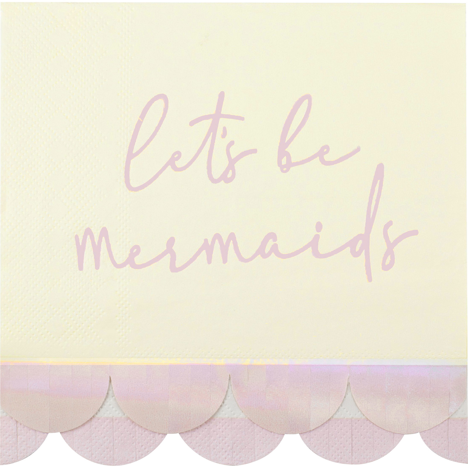 Ginger Ray Mermaid Magic Large Napkins / Serviettes (Pack of 16)