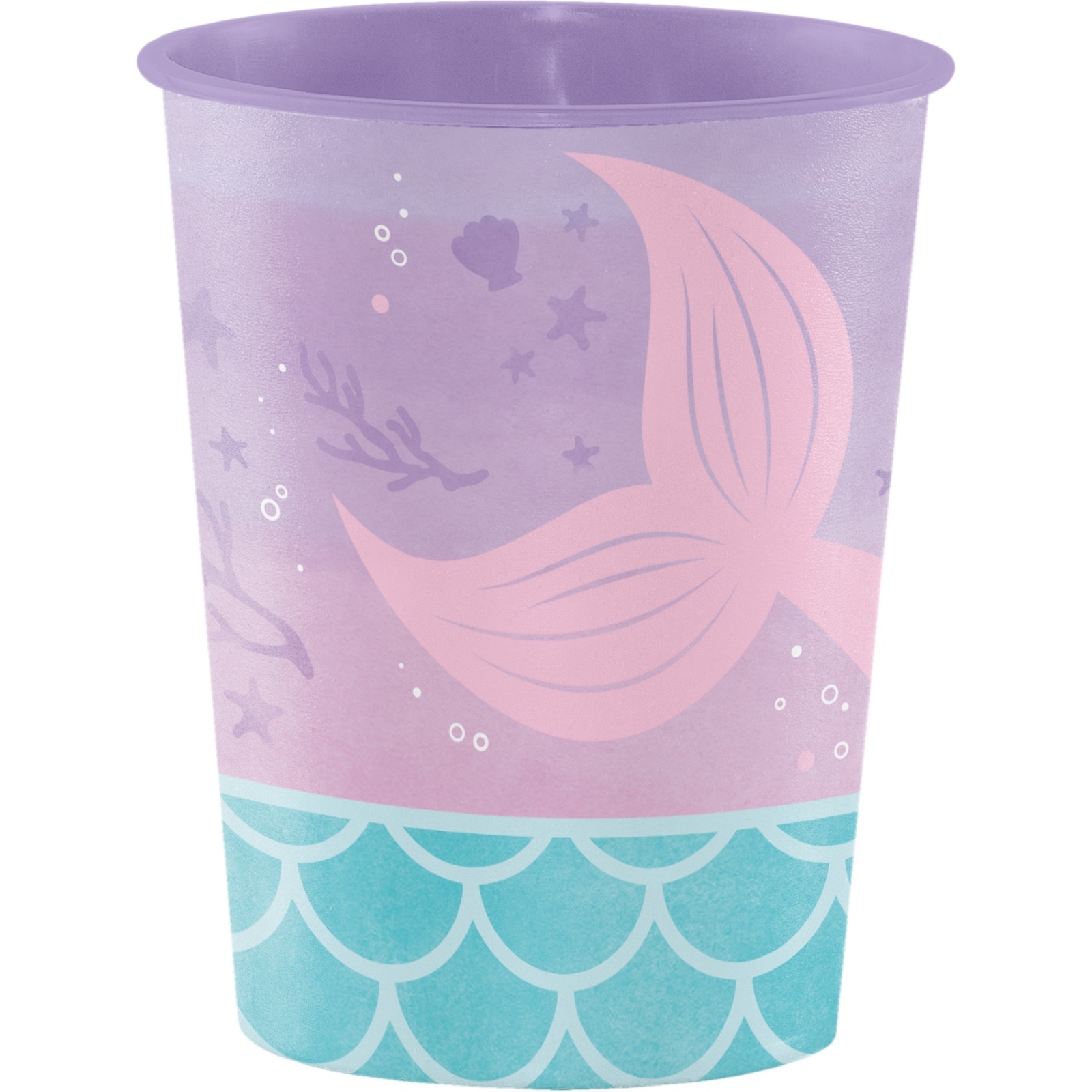 Mermaid Shine Large Plastic Cup