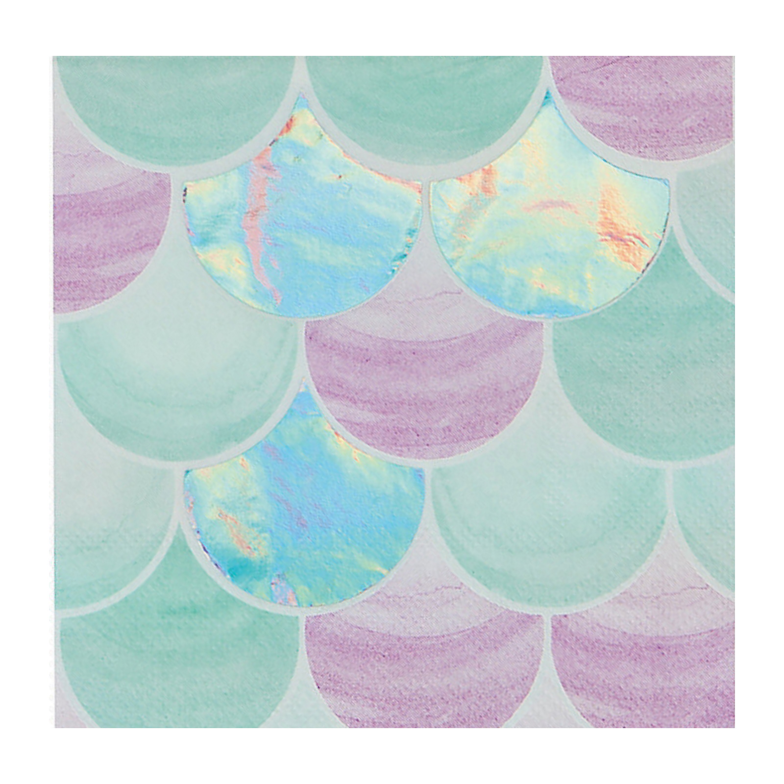 Mermaid Sparkle Small Napkins / Serviettes (Pack of 16)