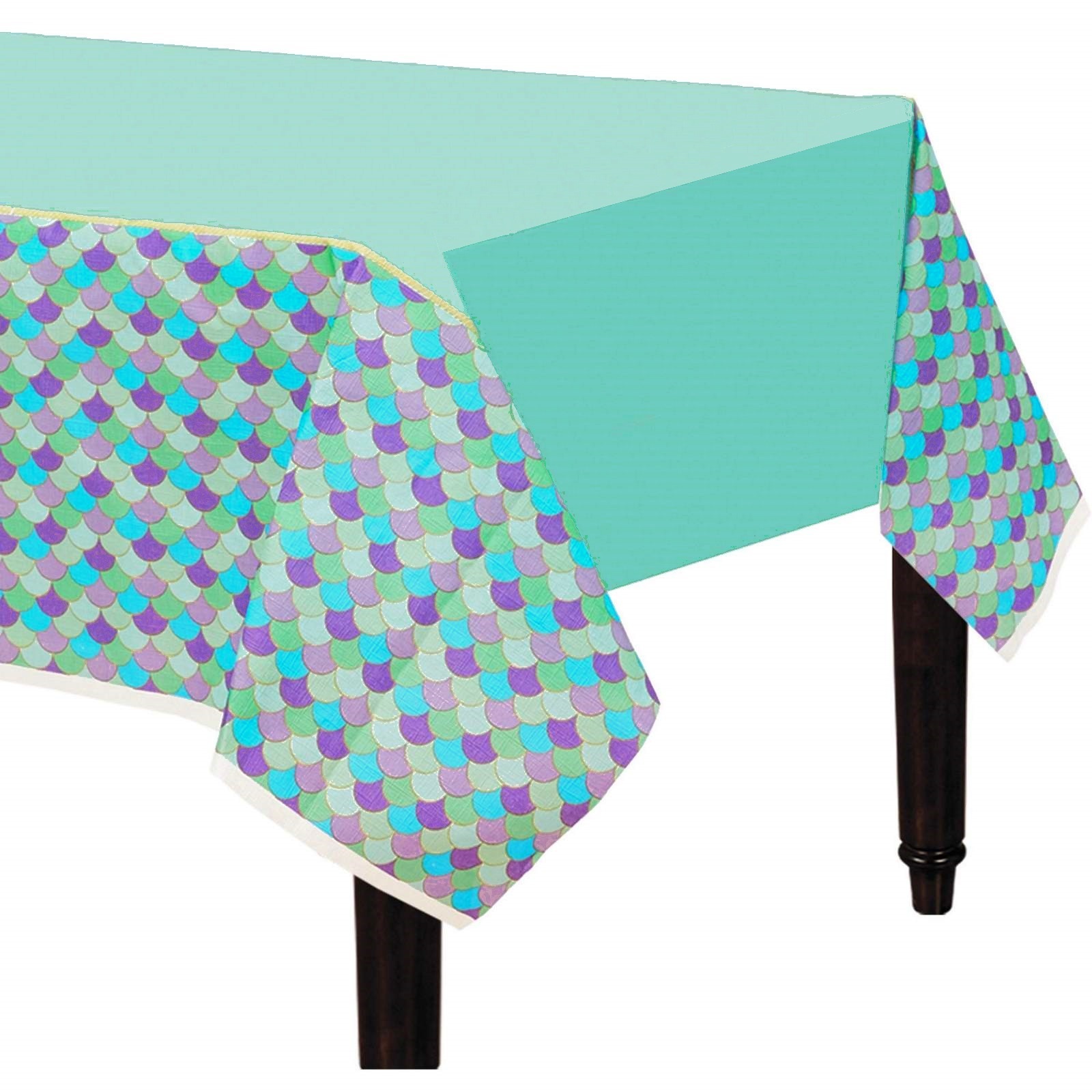 Mermaid Wishes Paper Tablecloth
