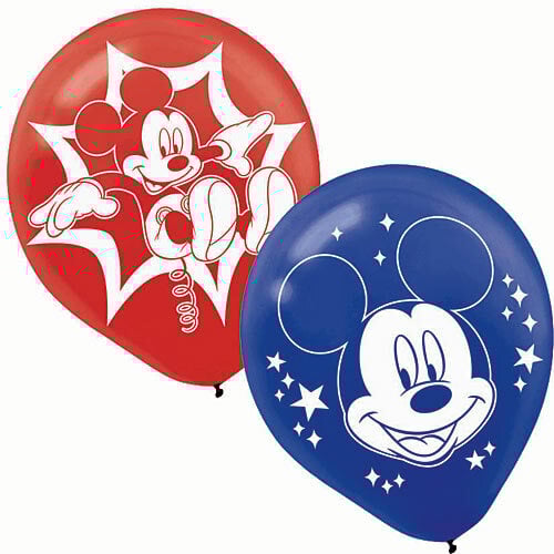 Mickey Mouse Balloons (Pack of 6)