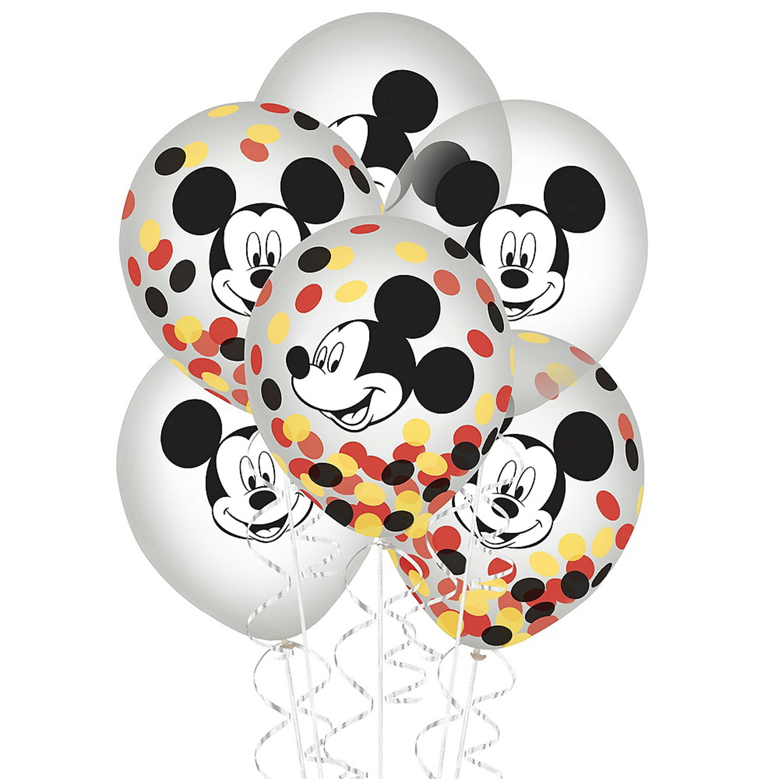 Mickey Mouse Forever Confetti Balloons (Pack of 6)