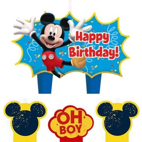 Mickey Mouse Mini Molded Candles (Set of 4)