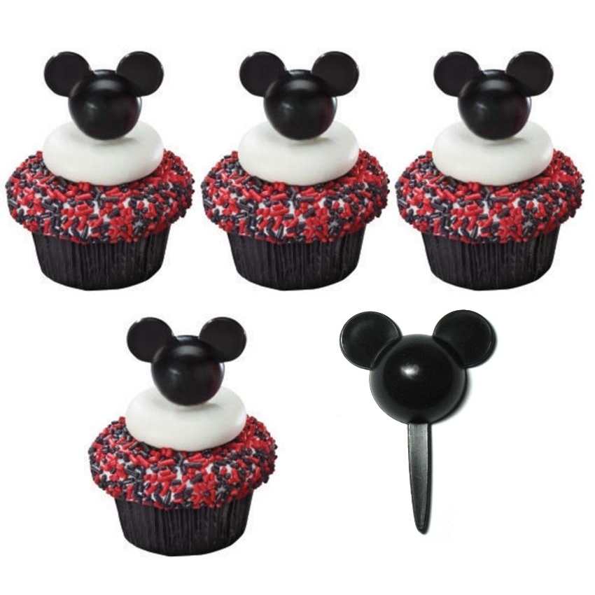 Mickey Mouse Cupcake Picks (Pack of 12)