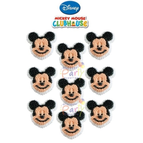 Mickey Mouse Edible Icing Decorations (Pack of 9)