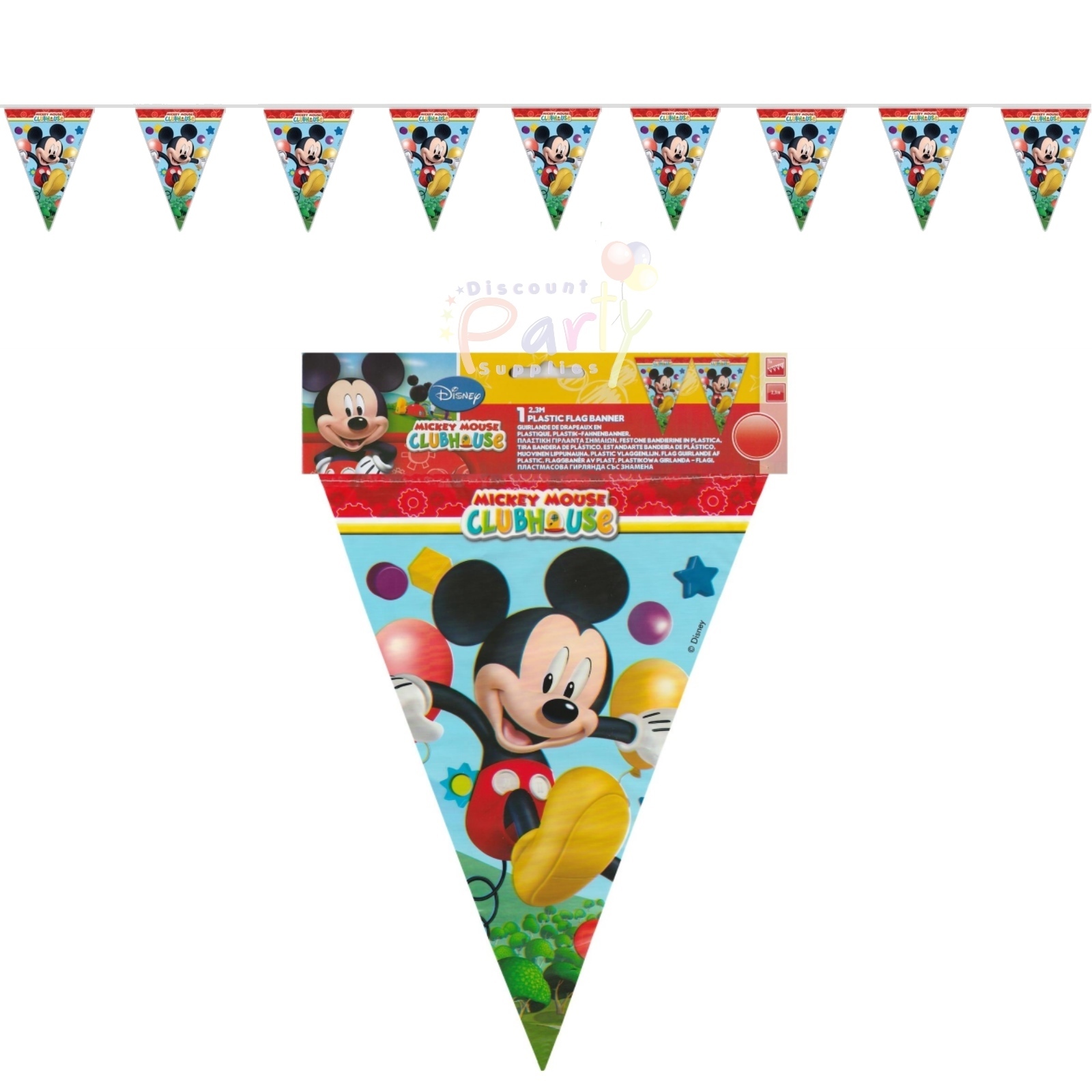 Mickey Mouse Clubhouse Flag Banner