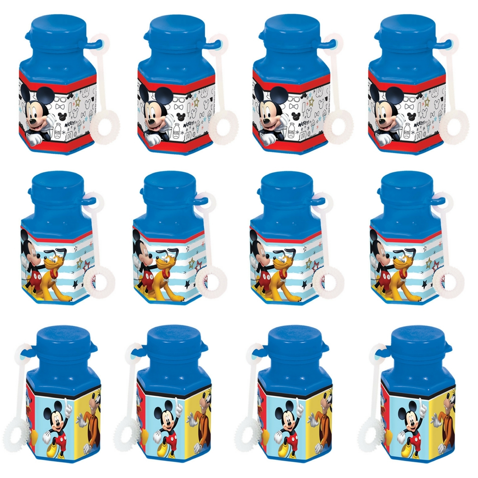 Mickey Mouse on the Go Mini Bubble Bottles (Set of 12)