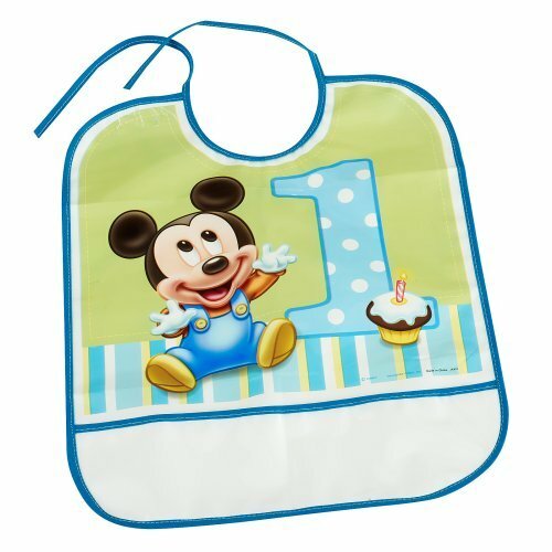 Mickey Mouse 1st Birthday Bib