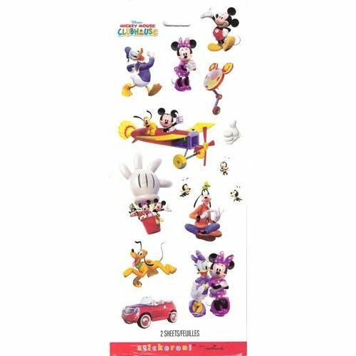 Mickey Mouse Stickers (2 Sheets)