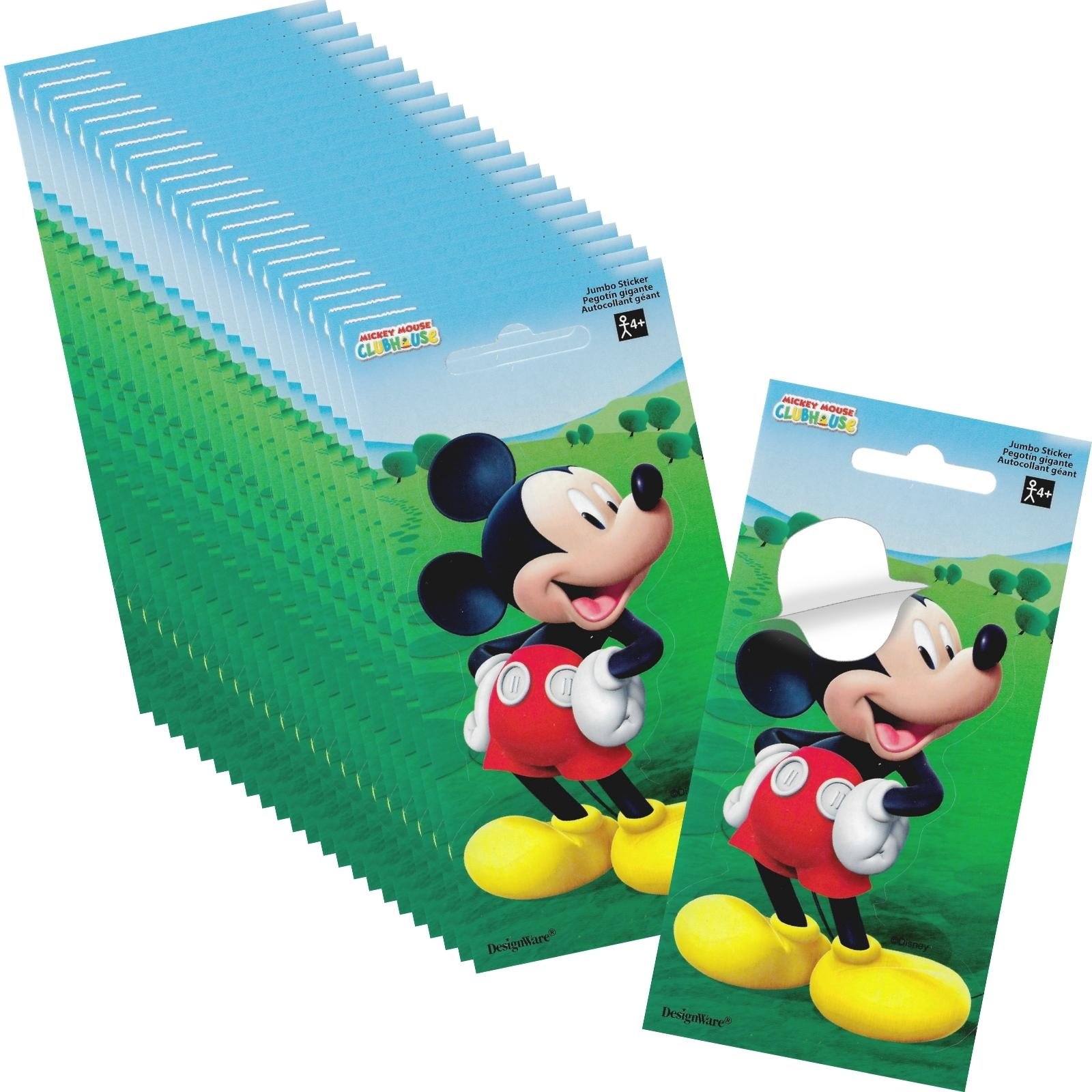 Mickey Mouse Jumbo Stickers (Pack of 24)