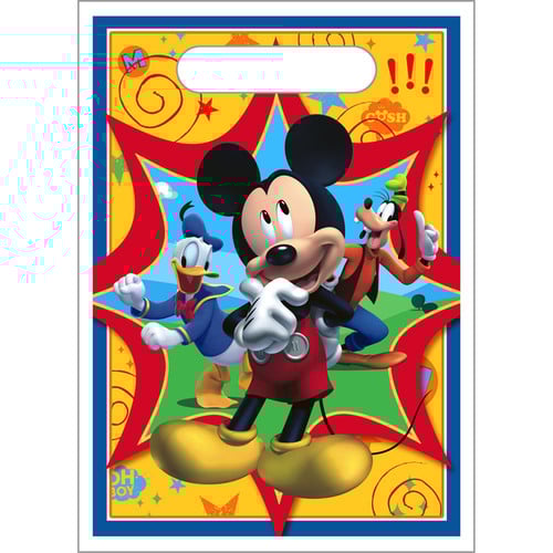 Mickey Mouse Fun and Friends Lolly/Treat Bags (Pack of 8)