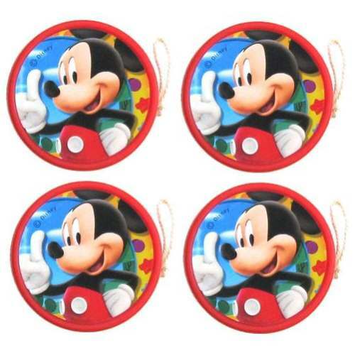 Mickey Mouse Yo-Yos (Pack of 4)