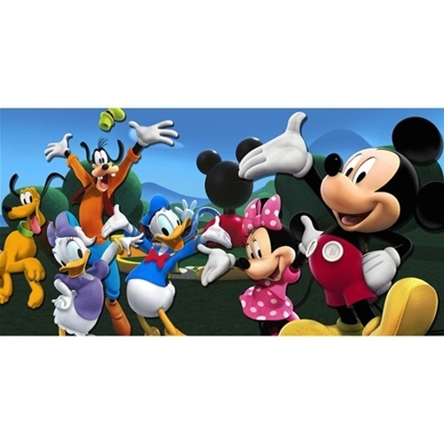 Mickey Mouse Party Backdrop Wall Banner