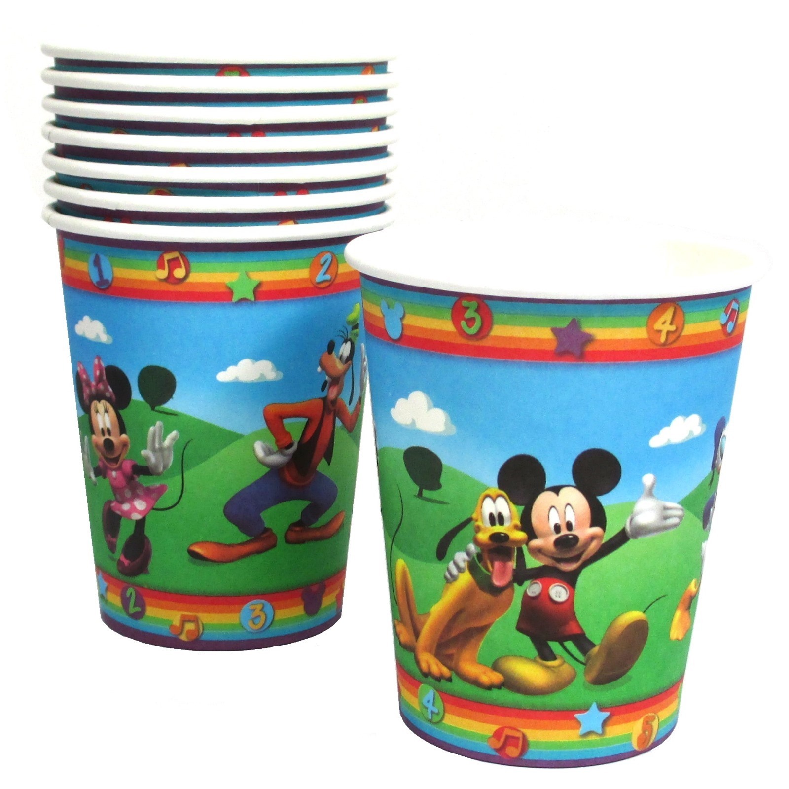 Mickey Mouse Paper Cups (Pack of 8)