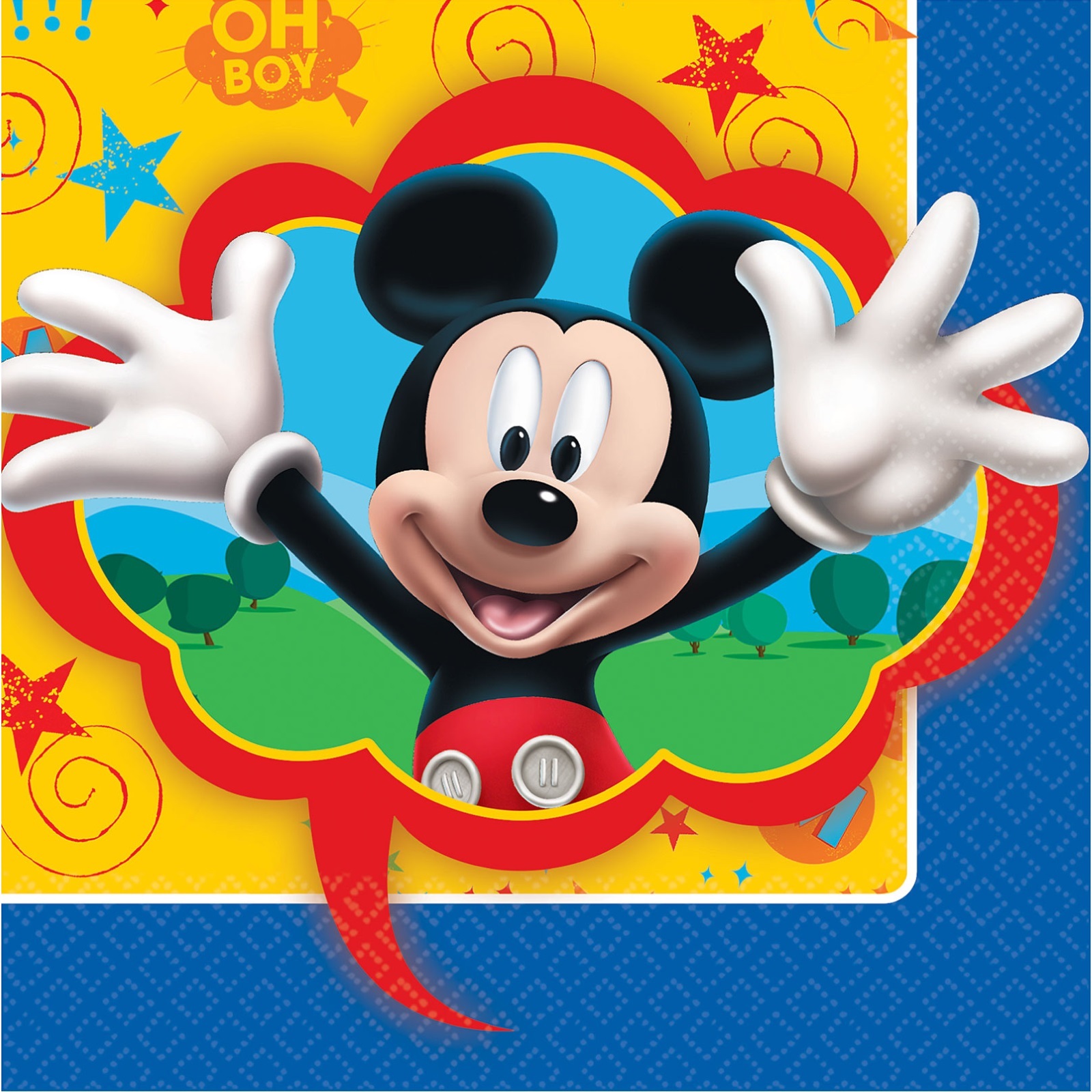 Mickey Mouse and Friends Large Napkins / Serviettes (Pack of 16)