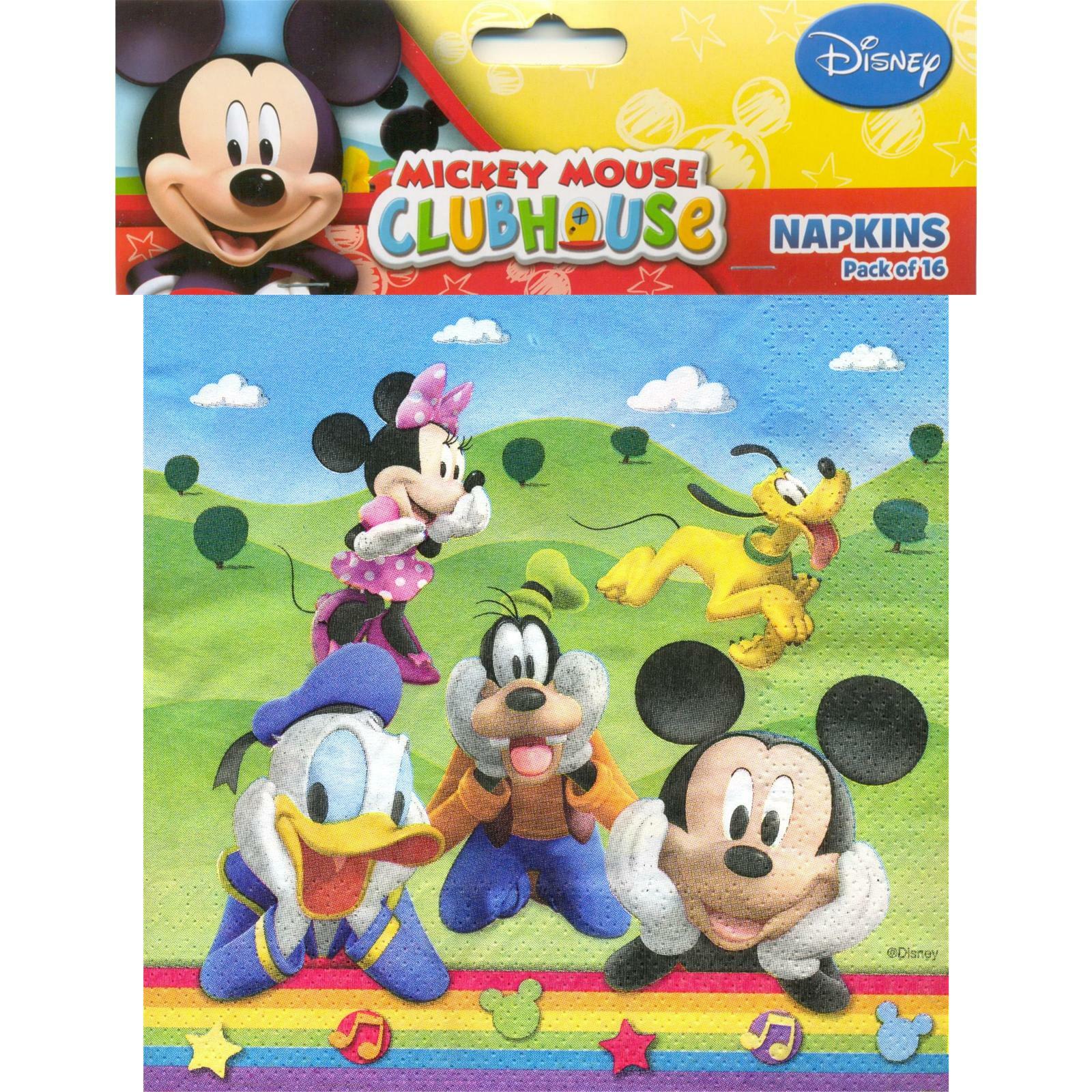 Mickey Mouse Large Napkins / Serviettes (Pack of 16)