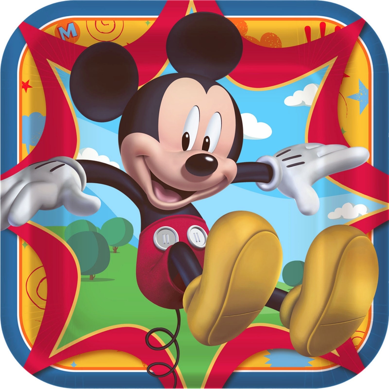 Mickey Mouse and Friends Large Paper Plates (Pack of 8)