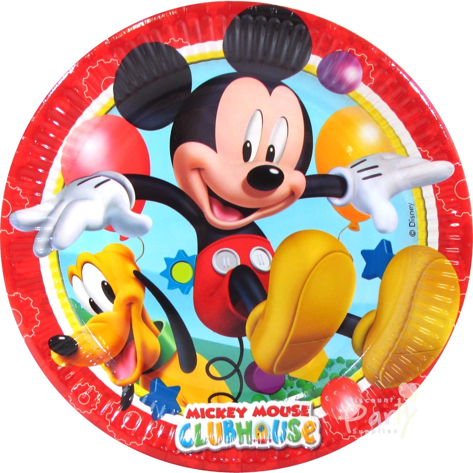 Mickey Mouse Clubhouse Large Paper Plates (Pack of 8)