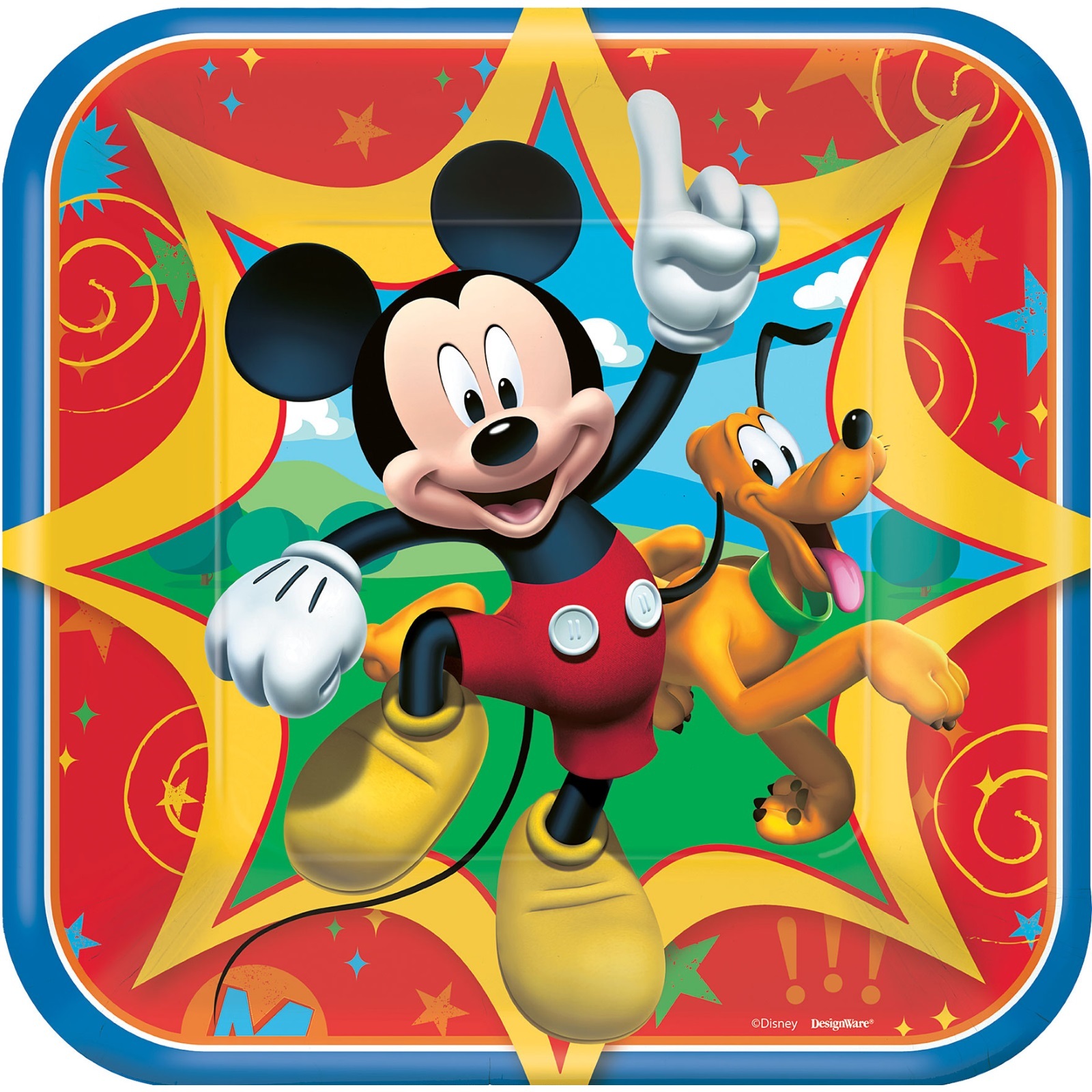 Mickey Mouse and Friends Small Paper Plates (Pack of 8)