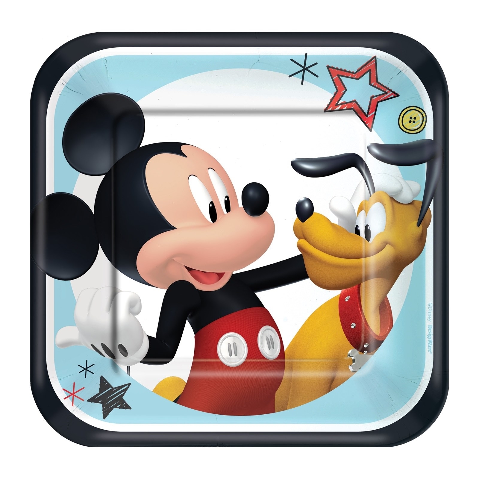Mickey Mouse on the Go Small Paper Plates (Pack of 8)