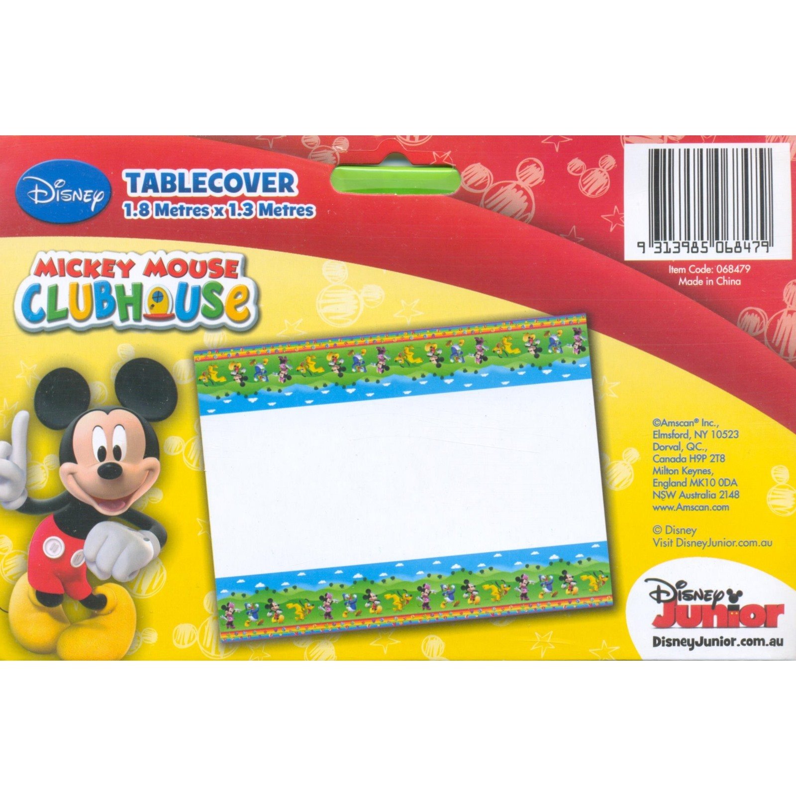 Mickey Mouse Plastic Tablecloth