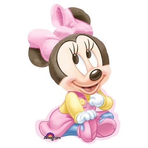 Minnie Mouse 1st Birthday Supershape Jumbo Helium Balloon