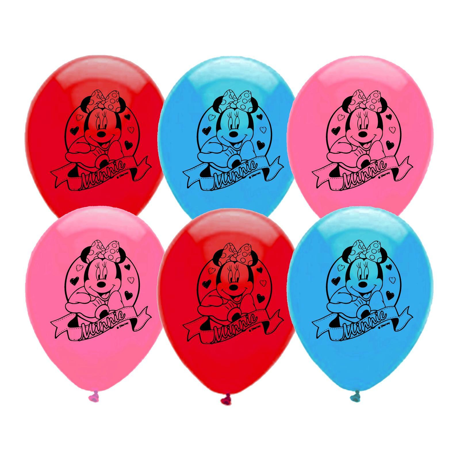 Minnie Mouse Balloons (Pack of 6)