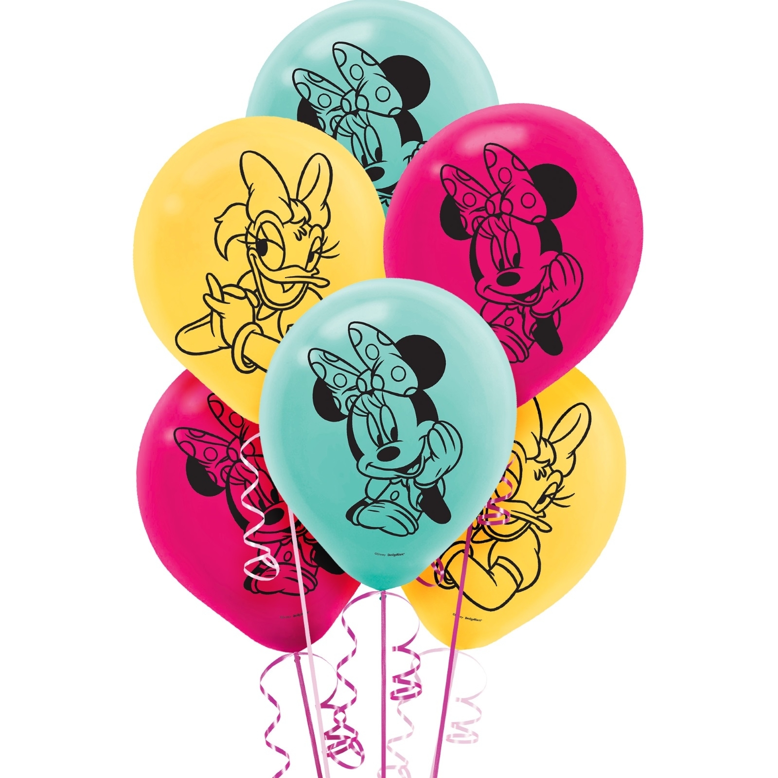 Minnie Mouse Balloons (Pack of 6)