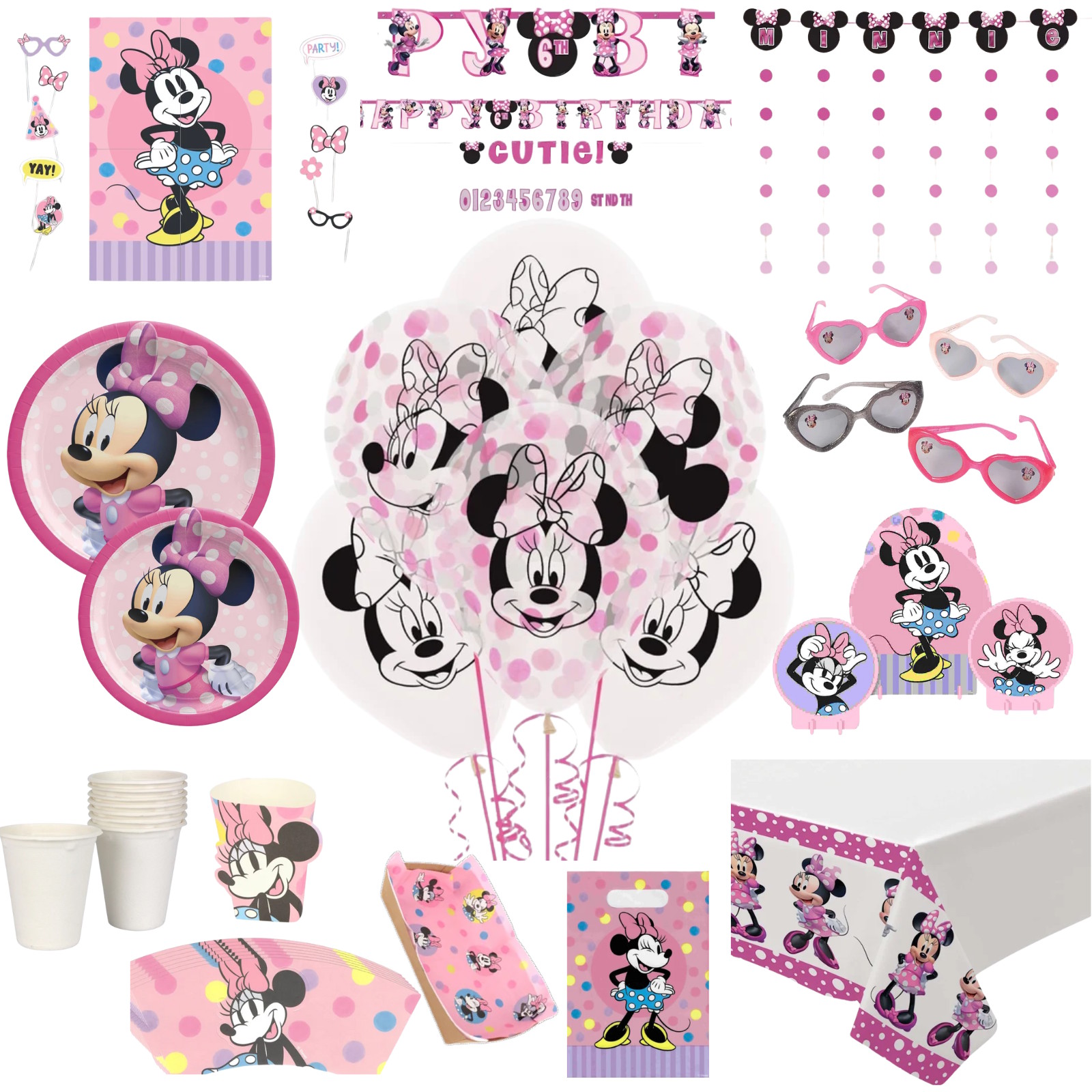 Minnie Mouse Mega Party Set for 8 Guests