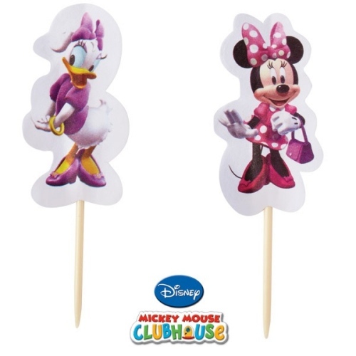 Minnie Mouse Cupcake Picks Fun Pix (Pack of 24)
