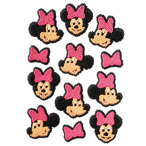 Minnie Mouse Edible Icing Decorations (Pack of 12)