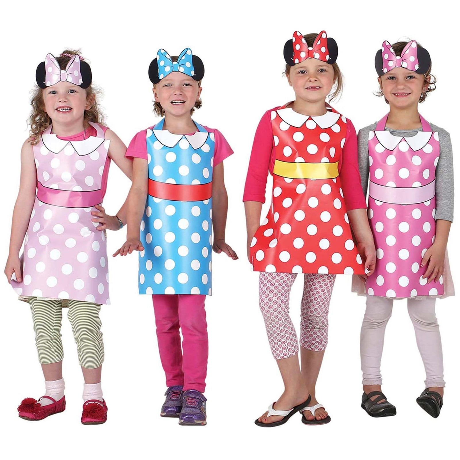 Minnie Mouse Wearable Costume Kit (Pack of 8)