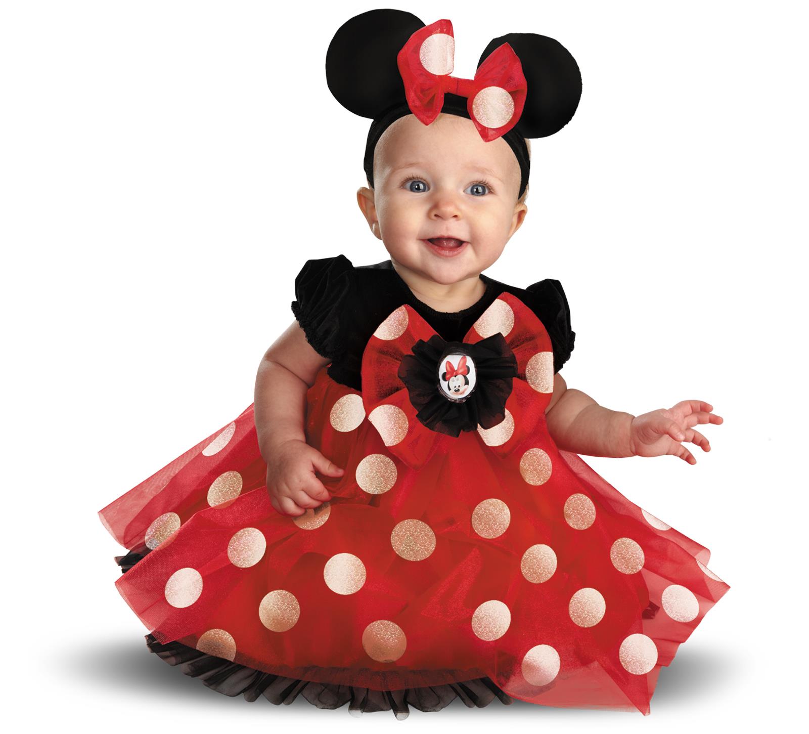 Disney Red Minnie Mouse Infant Costume 6-12 months