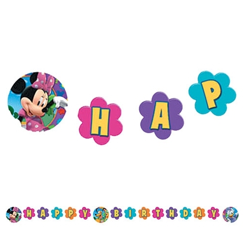 Minnie Mouse Happy Birthday Banner