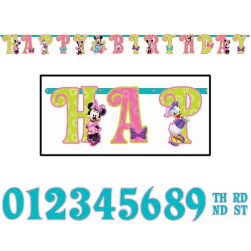 Minnie Mouse Bow-tique Jumbo Add an Age Banner Kit