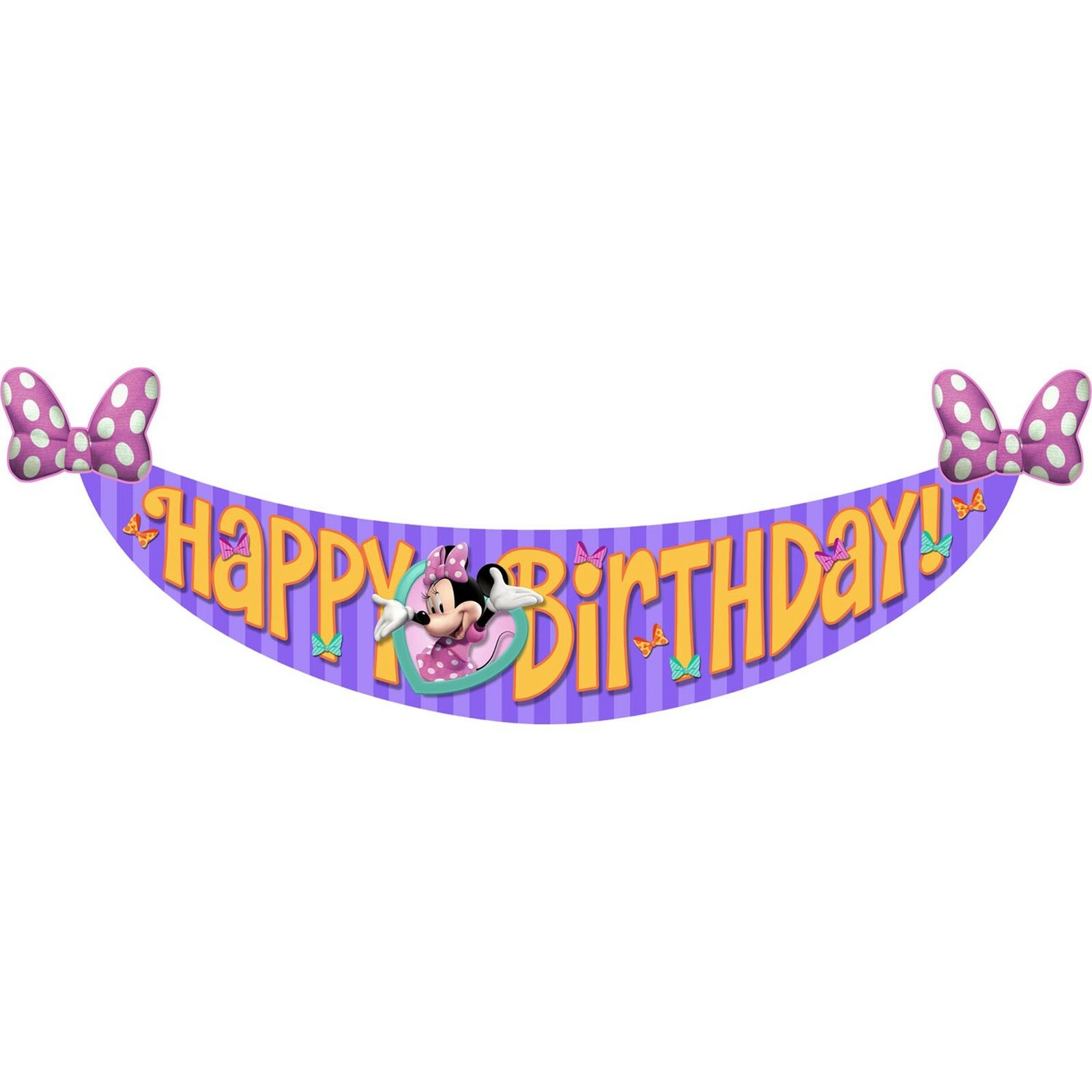 Minnie Mouse Dream Party Happy Birthday Banner