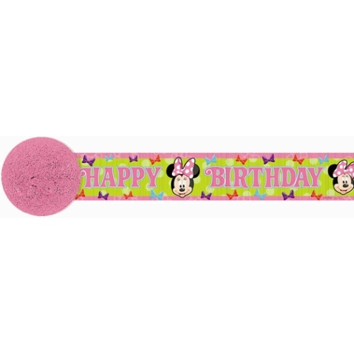 Minnie Mouse Bow-tique Crepe Streamer
