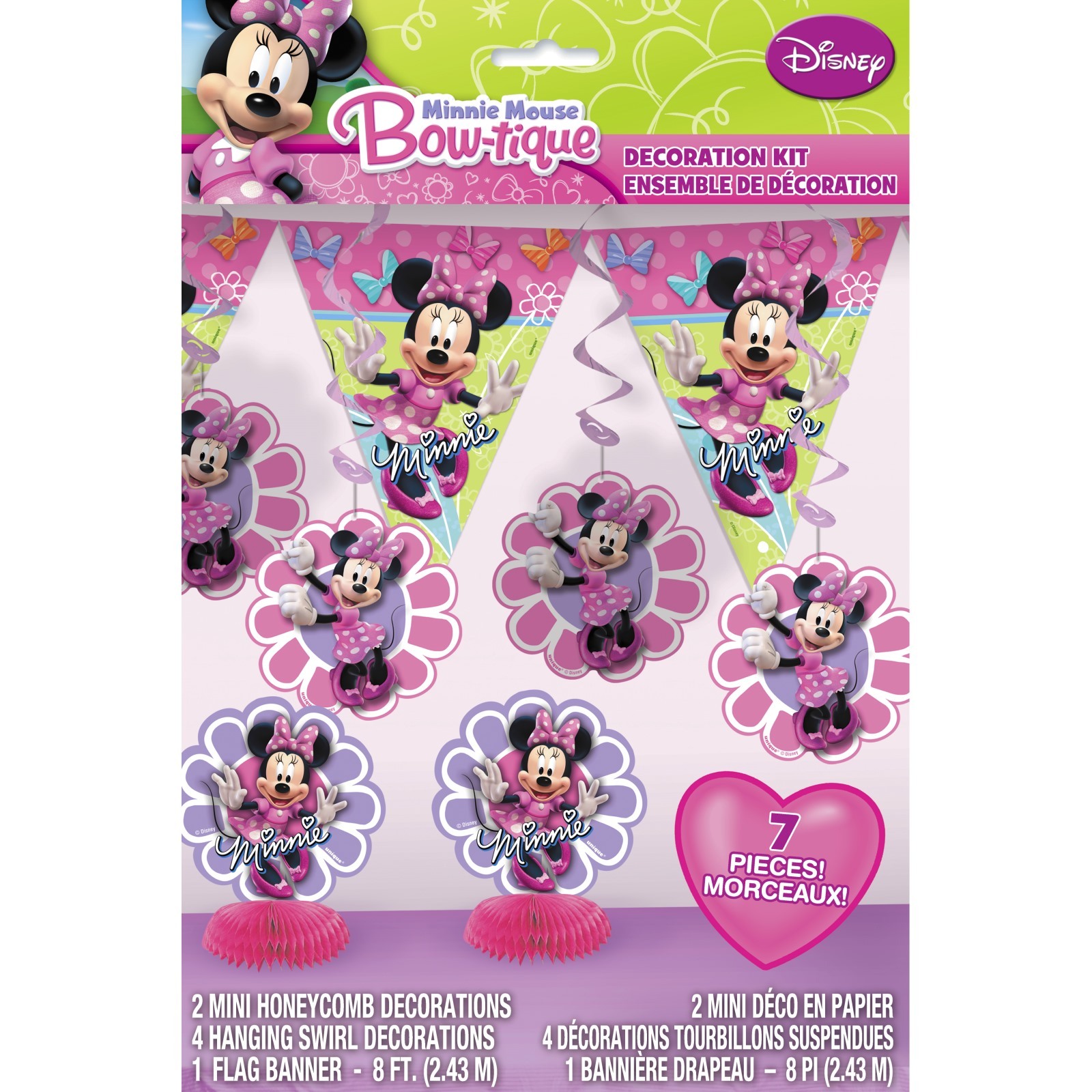 Mini Mouse Deco Minnie Mouse Room Decorating Kit - Discount Party Supplies