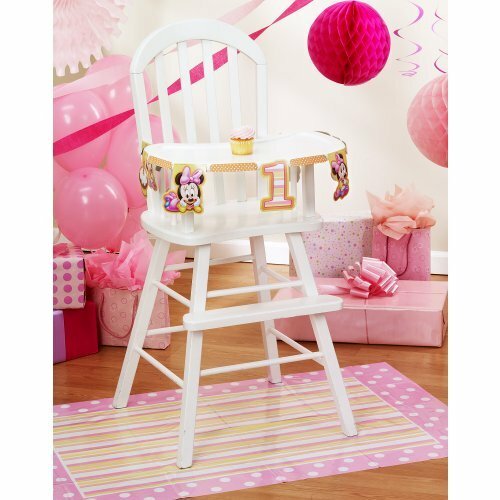 Minnie Mouse 1st Birthday High Chair Decoration Kit