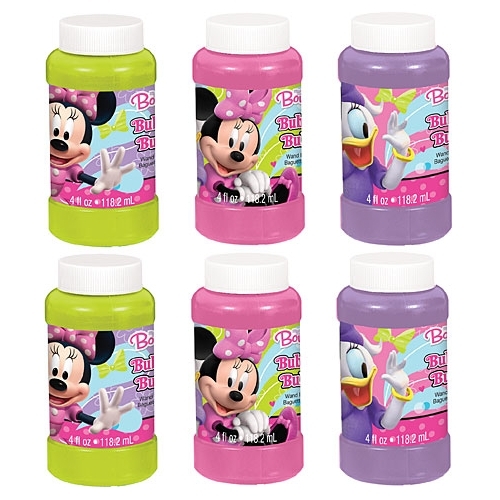 Minnie Mouse Bubble Bottles (Pack of 6)