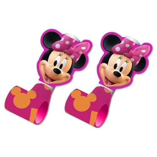 Minnie Mouse Party Blowers (Pack of 8)
