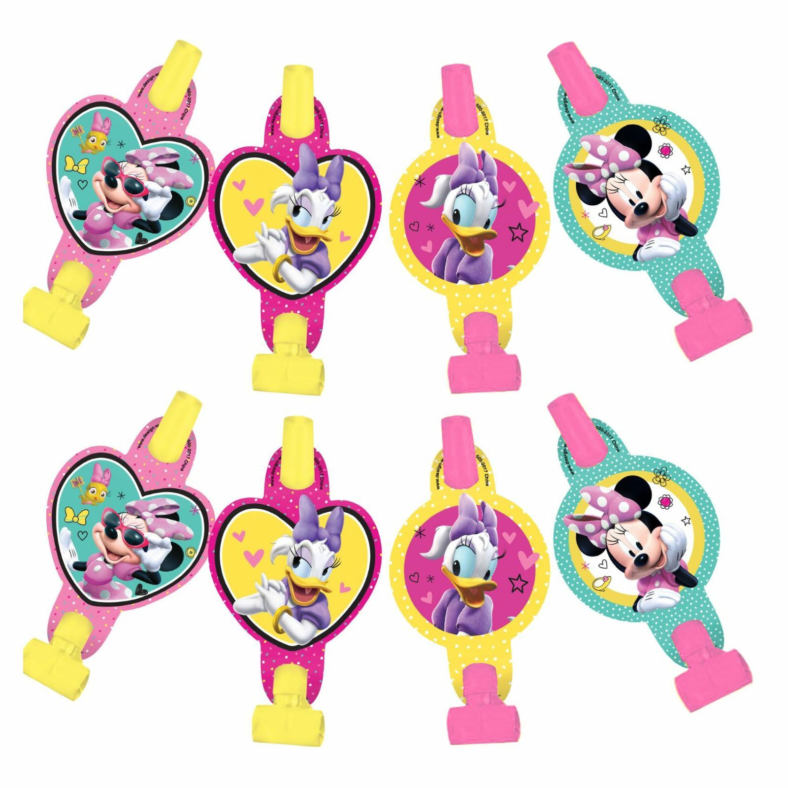 Minnie Mouse Party Blowers (Pack of 8)